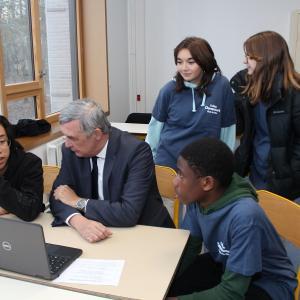 Atelier avec les collégiens