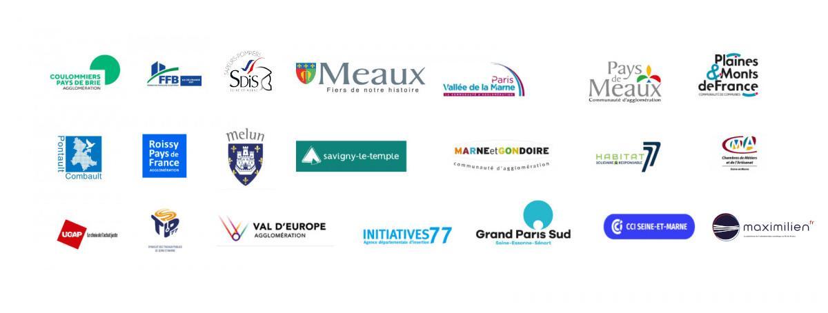 Logos des partenaires du Salon de l'Achat Public
