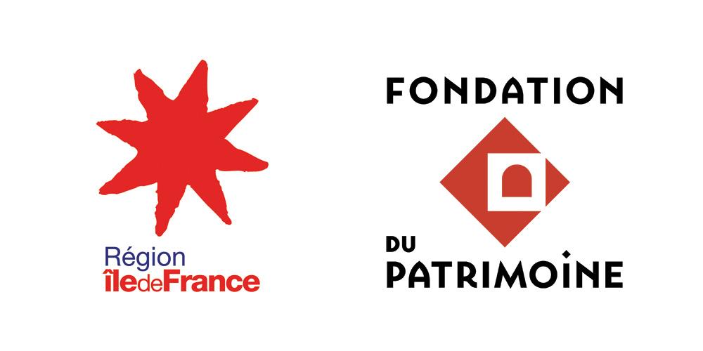 Logos de la Fondation du Patrimoine et de la région Île-de-France