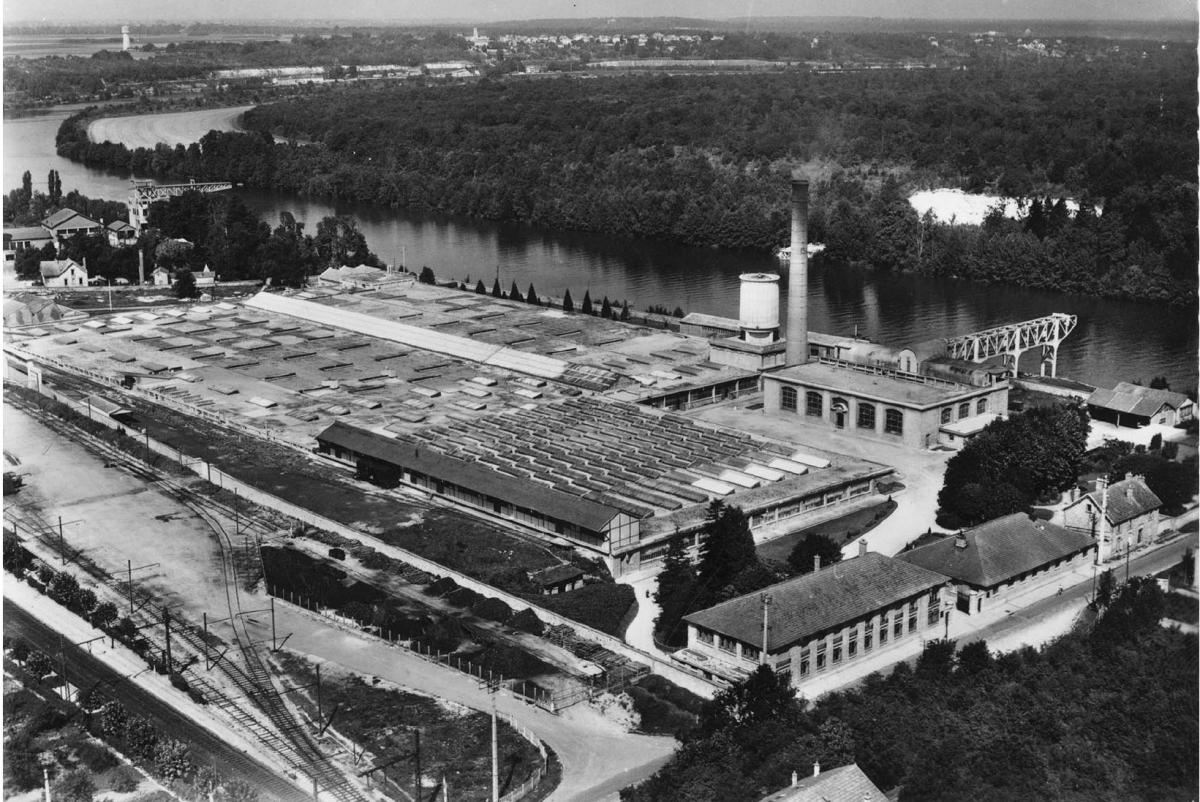 Usine Leroy vue du ciel