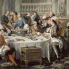 Tableau d'un banquet au XVIIIe siècle