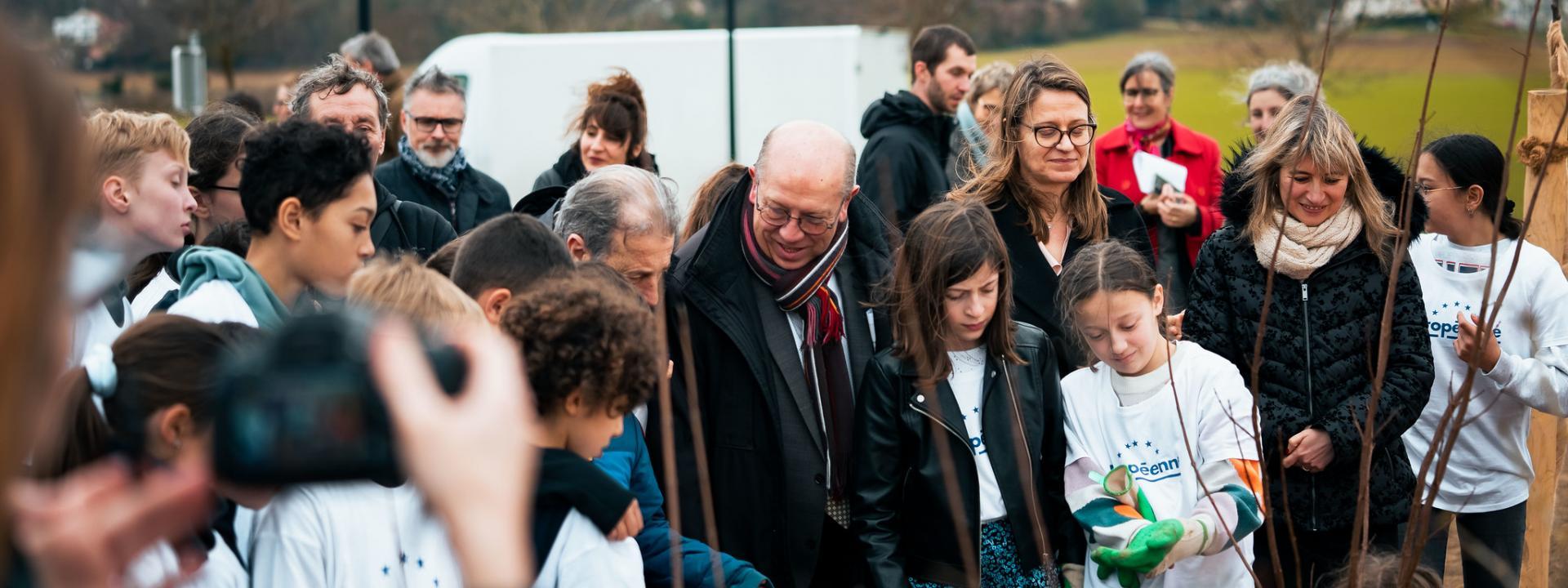 Xavier Inauguration avec Xavier Vanderbise et Sandrine Sosinski