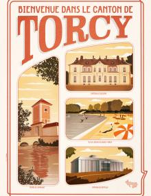 Affiche Canton de Torcy en Seine-et-Marne