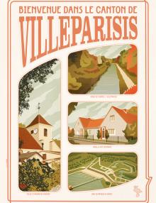 Affiche du canton de Villeparisis en Seine-et-Marne