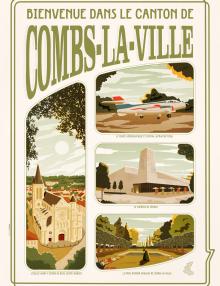 Affiche du canton de Combs-la-Ville