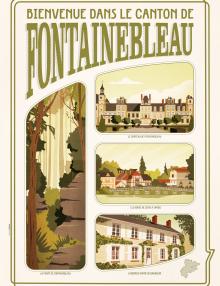 Affiche du canton de Fontainebleau