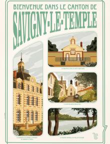 Affiche du canton de Savigny-le-Temple