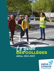 Couverture du guide des collèges 2022-2023