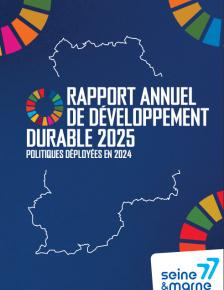 Couverture Rapport annuel de développement durable en Seine-et-Marne