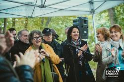 Prise de parole de Béatrice Rucheton lors de l'inauguration de l'ENS Les Basses Godernes à Champagne-sur-Seine