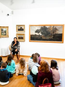 Animations pour les enfants dans un musée