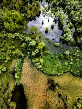 Le carreau Franc vu du ciel