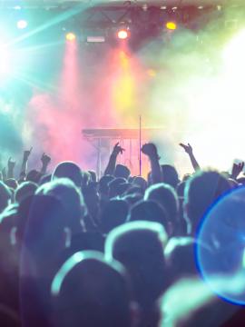 Public dans un festival