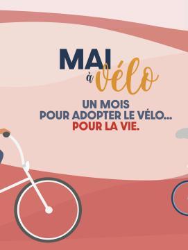 Affiche de l'évènement Mai à Vélo 2021