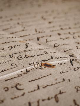 Lettre ancienne manuscrite