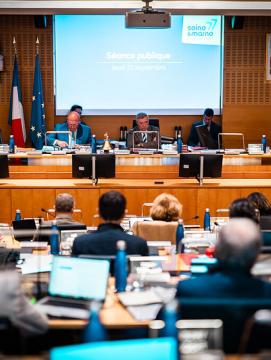 Séance publique du Conseil départemental de Seine-et-Marne