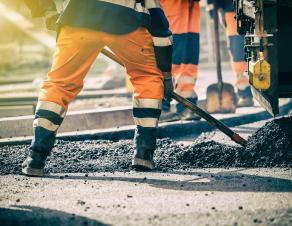 Chantier d'une route
