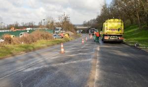 Chantier routier à Villeparisis