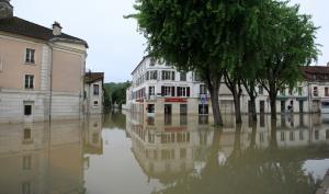 Inondation au sein d'une commune