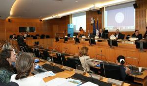 Salle des séances au Conseil départemental de Seine-et-Marne