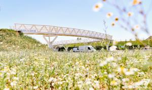 Passerelle Melun-Voisenon