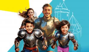 Affiche du marathon médiéval 2026 de Blandy à Provins