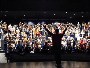 Séance d'applaudissements au théâtre de Chelles