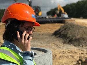 Angélique Soyer, contrôleuse de travaux à l'ARD de Meaux-Villenoy