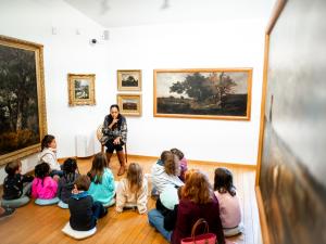 Animations pour les enfants dans un musée