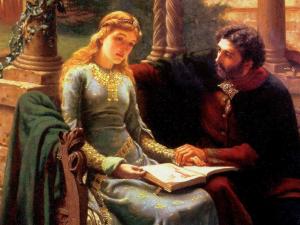 Tableau représentant Héloïse et Abélard