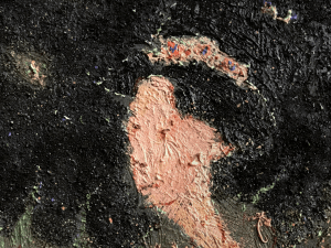Détail d'un tableau de Frédéric Couraillon
