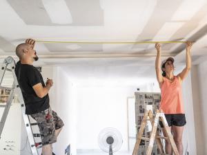 Des travaux de rénovation dans une maison