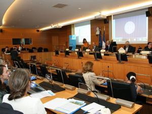 Salle des séances au Conseil départemental de Seine-et-Marne