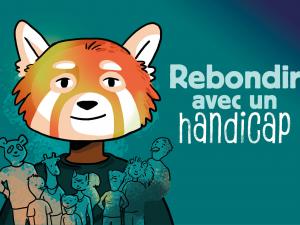 Phœnix, le héros de la bande dessinée "Rebondir avec un handicap"