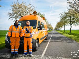 Agents des routes de la Seine-et-Marne