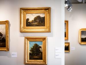 Tableaux au musée des peintres de Barbizon