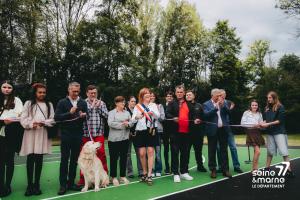 inauguration terrain basket Diant