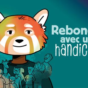 Phœnix, le héros de la bande dessinée "Rebondir avec un handicap"