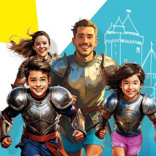 Affiche du marathon médiéval 2026 de Blandy à Provins