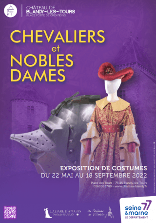 affiche de l'exposition "chevaliers et nobles dames"