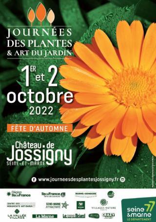 Affiche des journées des plantes et art du jardin à l'automne 2022