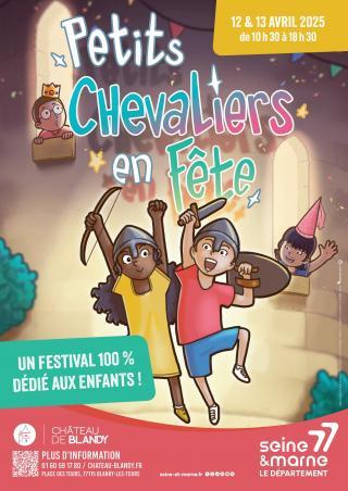 petits chevalier en fête château de blandy