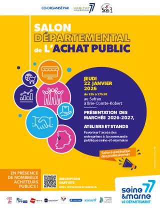 Affiche Salon de l'Achat Public 2026