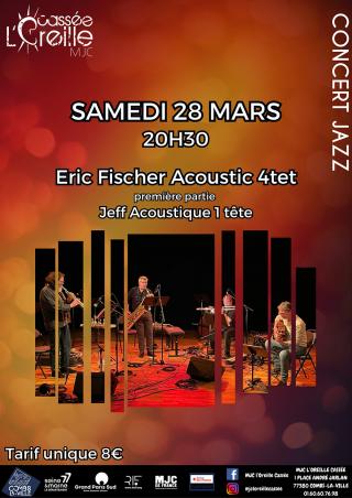 Affiche concert Eric Fischer Acoustic 4tet