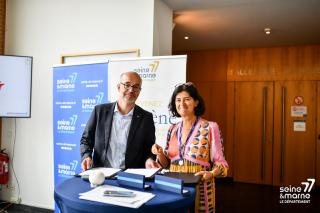 Sarah Lacroix signe une convention de mécénat