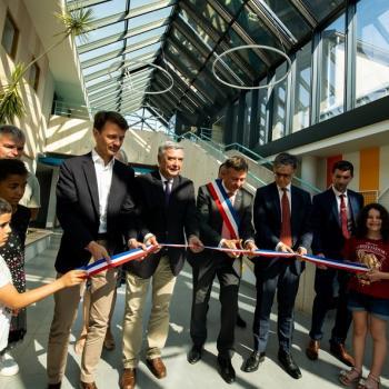Inauguration de l'école élémentaire Jacques Prévert à Trilport