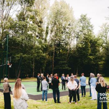 inauguration terrain basket Diant