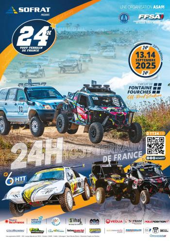 Affiche évènement 24h tout terrain 2025
