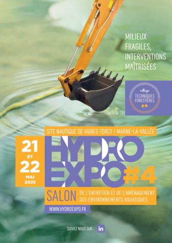 Affiche de la 4e édition du salon Hydro Expo
