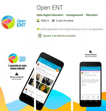 application Open ENT